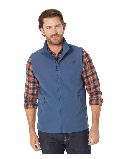 The North Face Camden Softshell Vest in Blue for Men | Lyst