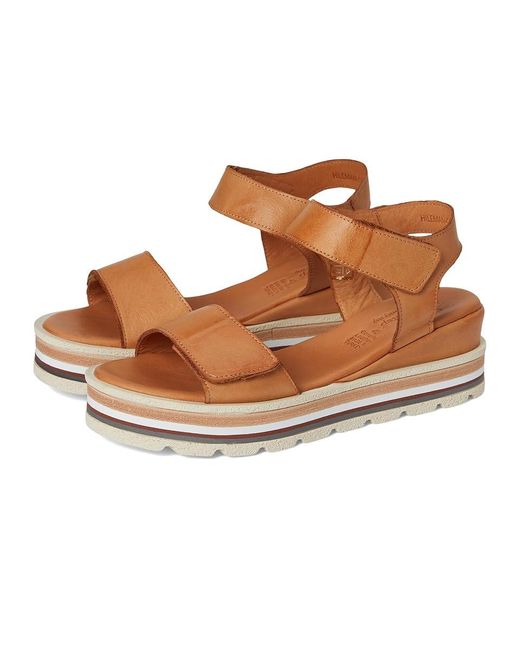 Spring Step Brown Hileman Sandals, Leather