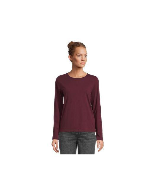 Madewell Red Northside Long Sleeve T-Shirts Clothing Xl 14-16) Cotton