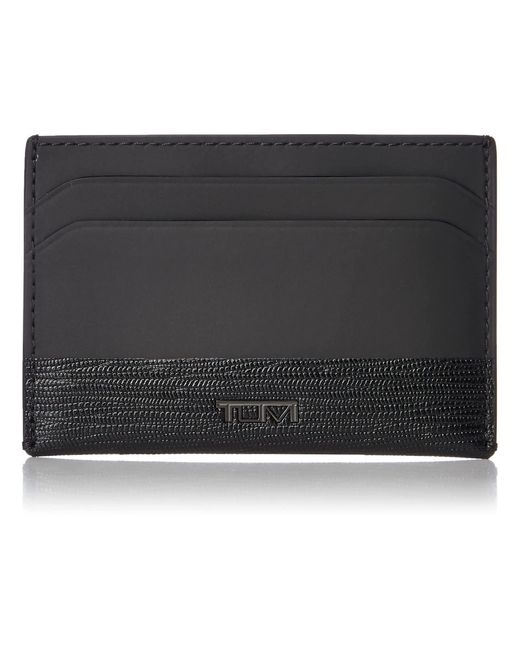 Tumi Slim Card Case in Black for Men Lyst