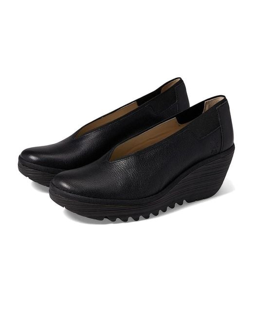 Fly London Black Yoza438Fly ( Mousse) Shoes