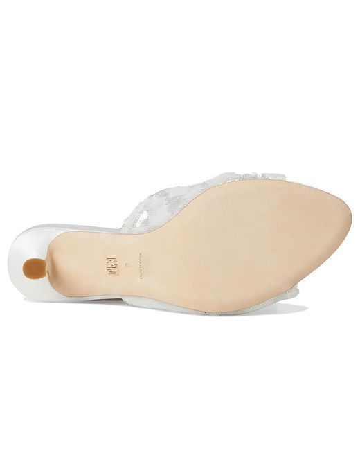Badgley Mischka White Gailea Sandals, Synthetic