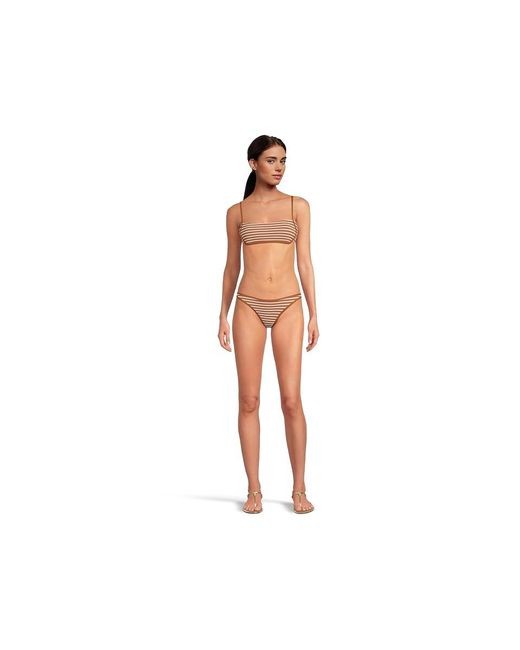 L*Space Black Hazel Top Swimwear, Nylon/Spandex