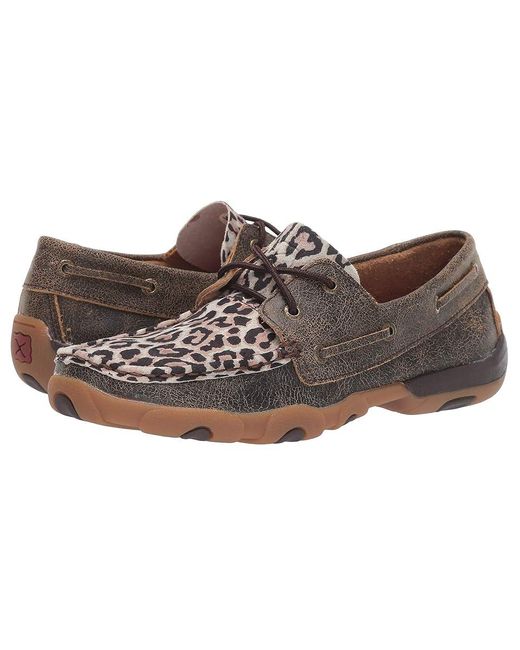 Twisted X Black Wdm0057 (Distressed/Leopard) Boots