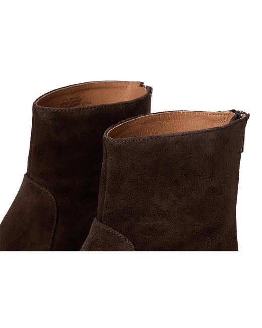 Madewell Brown Dimes Kitten Heel Boot