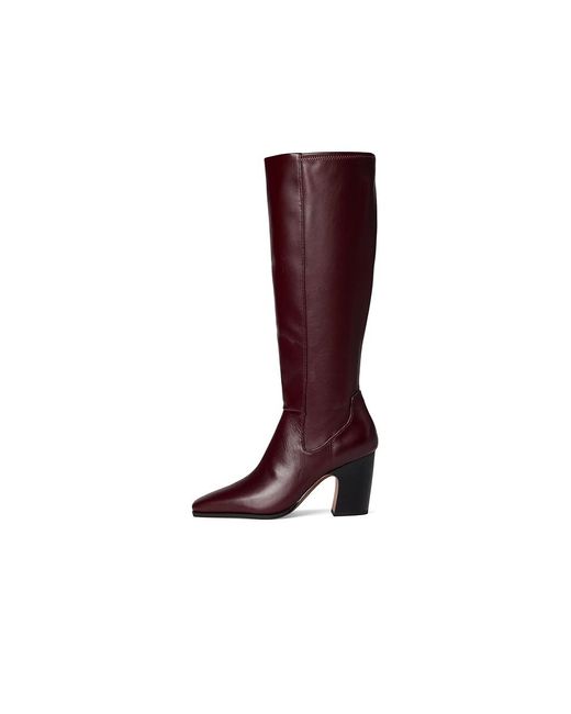 Franco Sarto Red Jonie Wide Calf Boots, Leather
