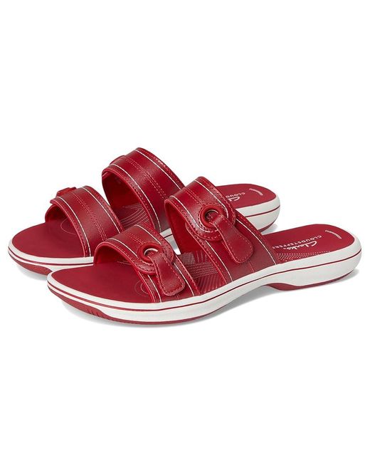 Clarks Red Breeze Maye Sandals 7 B
