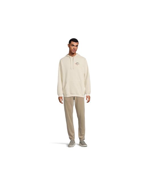 Salty Crew White Diamond Marlin Fleece Sweatshirt, Cotton/Fleece/Polyester for men