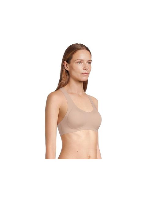 Calvin Klein Black Invisibles Lightly Lined Racerback Bralette Bra Lg 12-14) Elastane/Polyamide