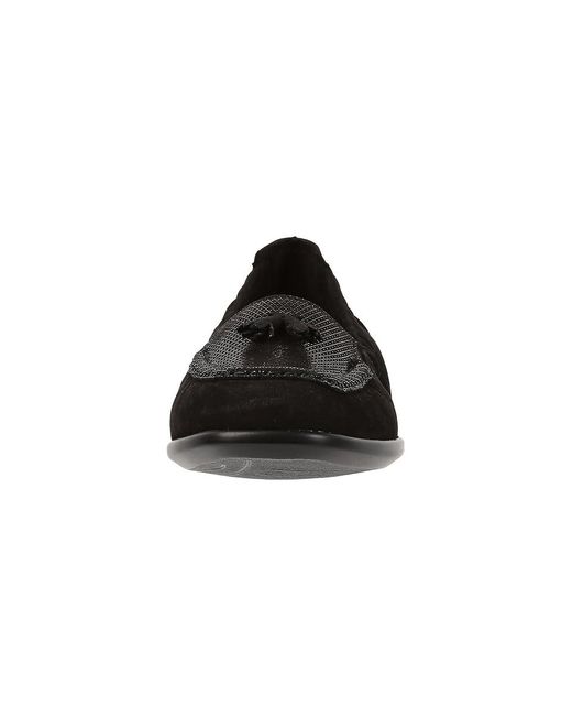 SAS Black Hope Tassle Loafer (Onyx) Shoes