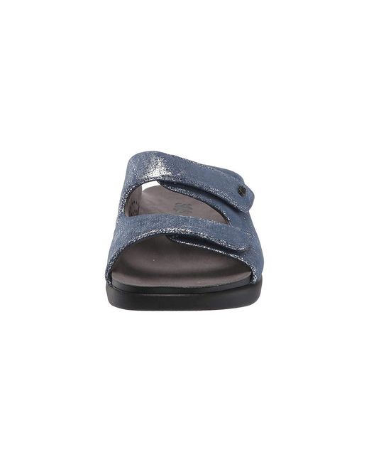 SAS Blue Cozy Adjustable Comfort Slide Sandal (/) Shoes