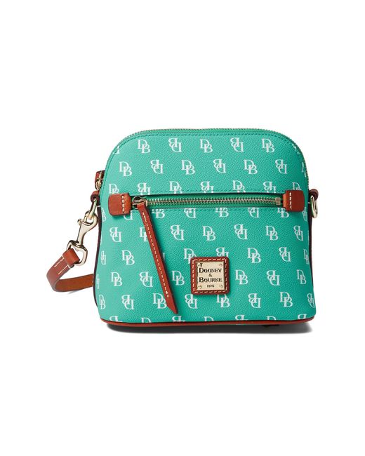 Dooney & Bourke Leather Gretta Domed Crossbody in Green Lyst