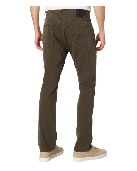 AG Jeans Green Everett Slim Straight Fit Pants for men