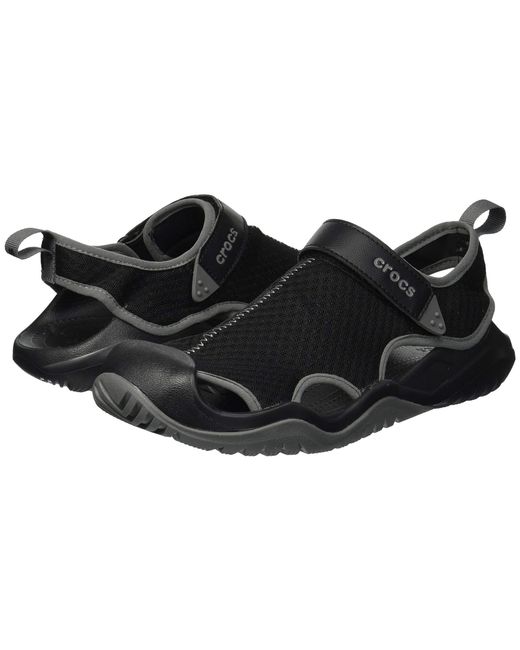 crocs swiftwater mesh deck sandals