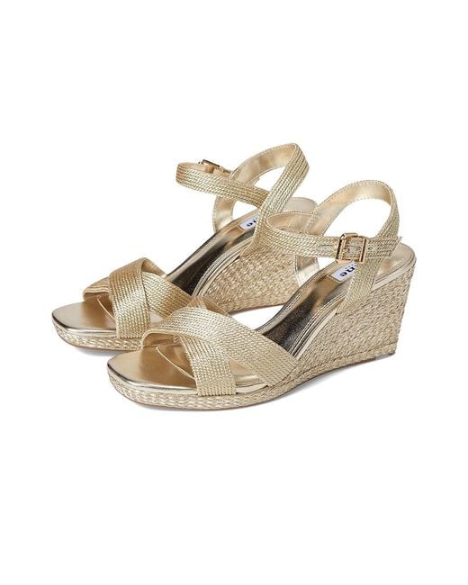 Dune Metallic Kolden Wedge Shoes 37 (Us 7) B