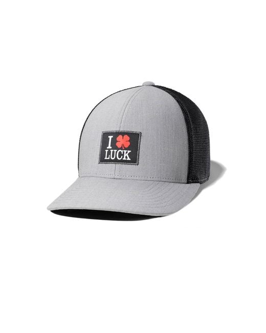 Black Clover Gray I Love Luck Hat