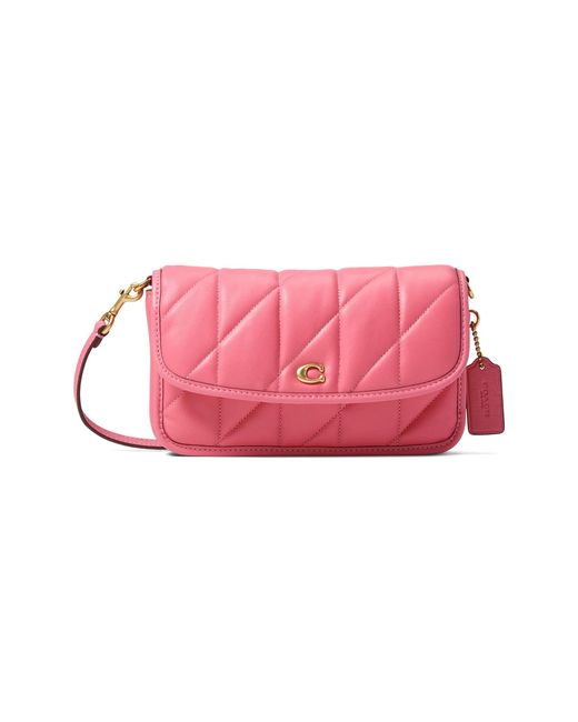 COACH Quilted Pillow Leather Hayden Crossbody in Pink Lyst