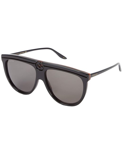 Gucci Black GG0732S 001 Women's Sunglasses