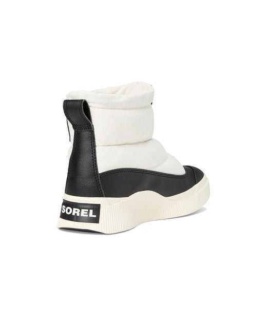 Sorel Black Out N About Iv Puffy Waterproof Boots Sea Salt/ 12 B