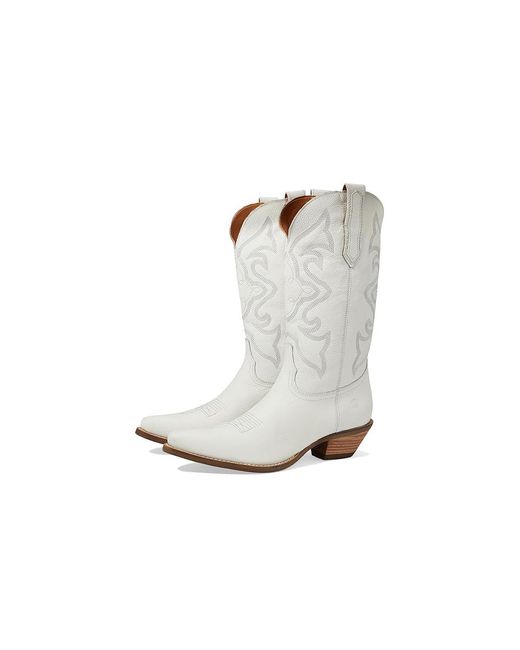 Dingo White Out West ( Smooth) Cowboy Boots