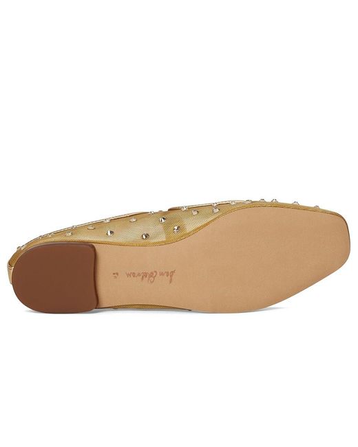 Sam Edelman Metallic Michaela Shine Flat Shoes, Mesh
