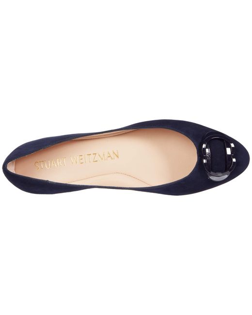 stuart weitzman adeliza suede flat