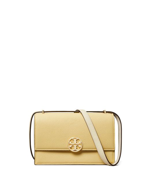 Tory Burch Miller Colorblock Shoulder Bag in Natural Lyst