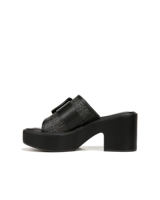Naturalizer Black Clara2 Slides ( Straw) Sandals