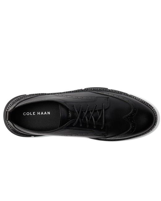 Cole Haan Black Zerogrand Revel Wingtip Oxfords Shoes/ 6 C