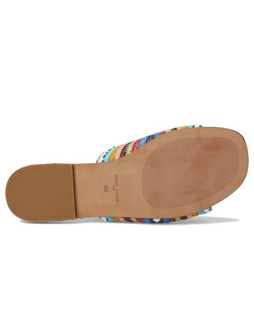 Marc Fisher Blue Nottie Dress Sandals, Synthetic