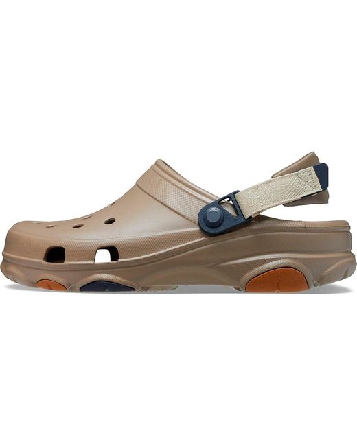 CROCSTM Metallic Classic All-Terrain Clog Clog Shoes Khaki/Multi 10