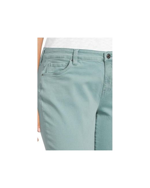 Kut From The Kloth Black Plus Size Amy Crop Straight Leg- Roll Up Fray Jeans 24W, Cotton/Denim/Spandex