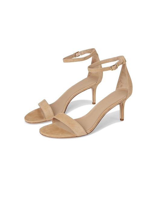 Ralph Lauren Black Allie Mid-Heel Suede Sandals Sandals 11 B