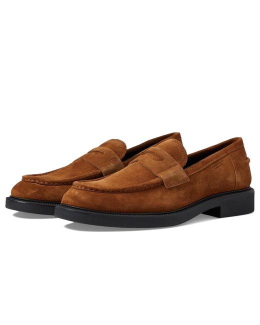 Vagabond Shoemakers Alex Suede Penny Loafer in Brown for Men | Lyst