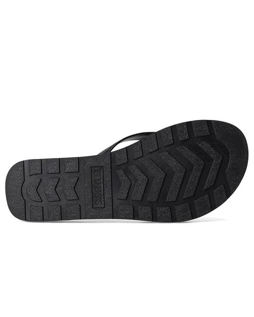 Guess Black Candry Wedge Shoes, Rubber/Synthetic