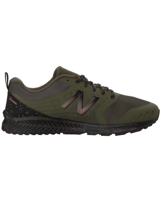 New Balance Nitrel dark Covert Green black Running Shoes for Men Lyst