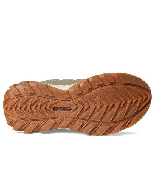 Columbia Black Strata Trail Mid Wp (Stone/Sunstone) Shoes