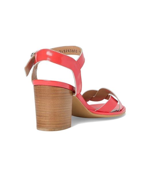 Fly London Red Moji263Fly Sandals, Leather/Rubber
