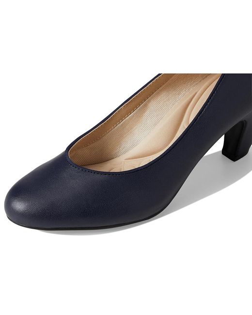 LifeStride Blue Parigi-Plus Pump Shoes Shoes 6.5 W (C) Faux Leather/Textile