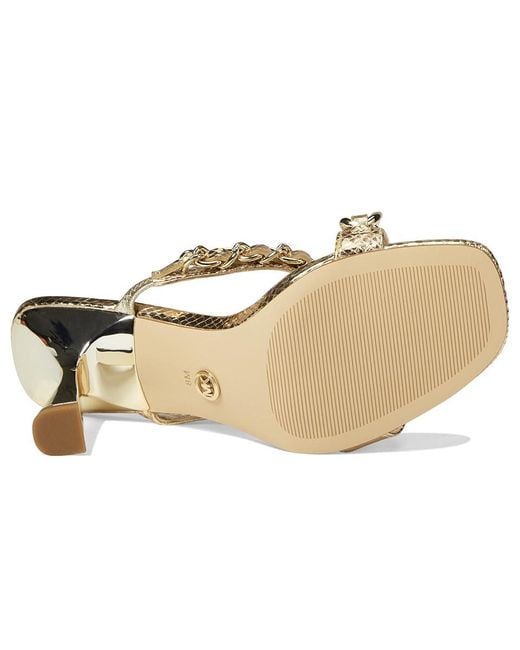 MICHAEL Michael Kors Metallic Clara Sandals Sandals 1, Textile