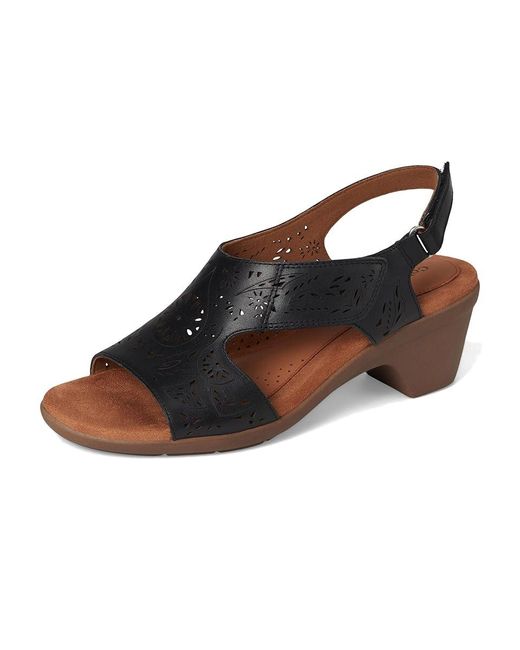 Cobb Hill Black Corria Wedge Shoes 7 D