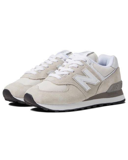 New Balance Leather 574 Core in White | Lyst
