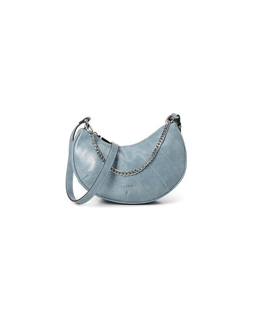 Guess Blue Amys Convertible Crossbody Cross Body Handbags, Polyurethane