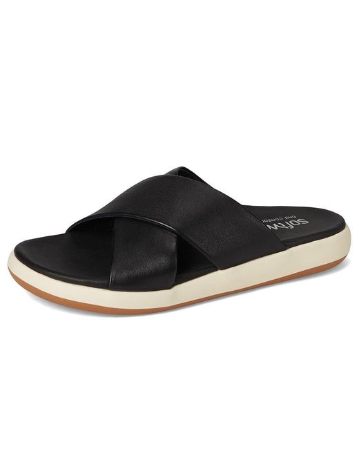 Softwalk® Black Jesi Sandals 9.5 N (A) Leather
