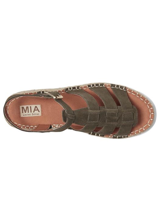 MIA Metallic Mle-Danette Wedge Shoes, Suede