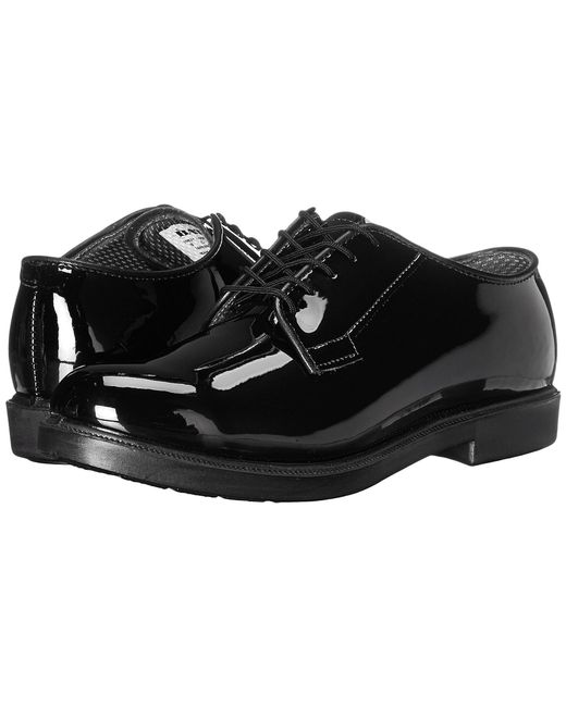 Bates Footwear Black High Gloss Durashocks Oxford for men