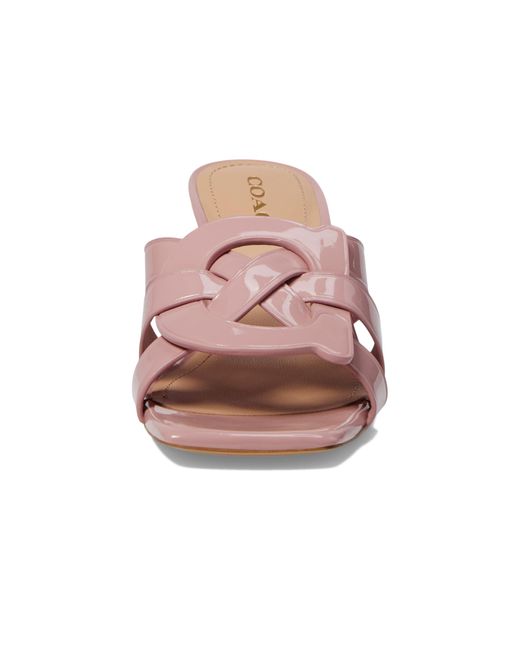 COACH Pink Tillie Sandal