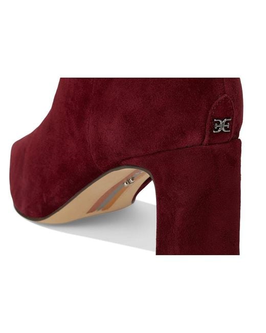 Sam Edelman Red Sylvia Shoes, Leather