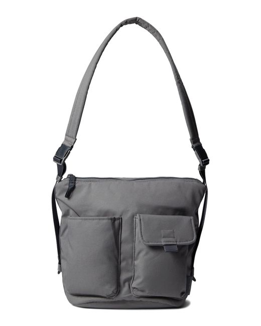 Vera Bradley Cotton Utility Bucket Crossbody Purse in Gray Lyst