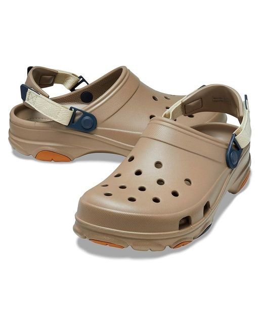 CROCSTM Metallic Classic All-Terrain Clog Clog Shoes Khaki/Multi 10